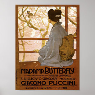 Madama Butterfly - Metlicovitz Poster
