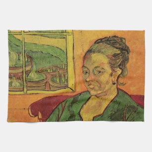 Madame Augustine Roulin by Vincent van Gogh Tea Towel