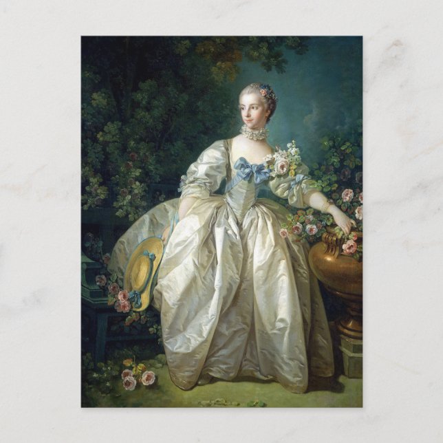 Madame Bergeret 1766 Boucher Postcard (Front)