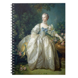 Madame Bergeret 1766 by Francois Boucher oil paint Notebook