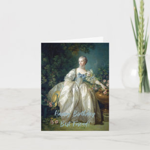 Madame Bergeret 1766 Happy Birthday Best Friend Card