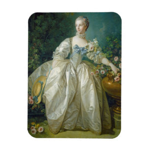 Madame Bergeret, c. 1766 (oil on canvas) Magnet