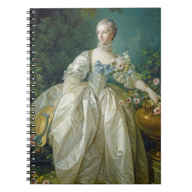 Madame Bergeret, c. 1766 (oil on canvas) Spiral Notebook (Front)