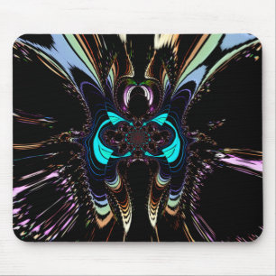 "MADAME  BUTTERFLY" Art Print Mousepad
