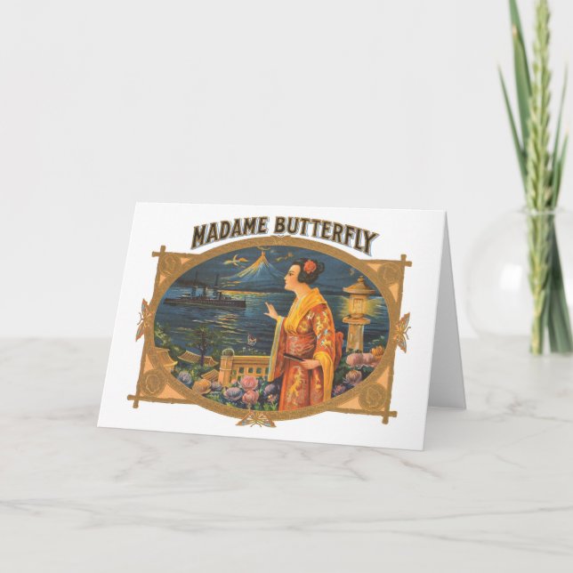 Madame Butterfly Card (Front)