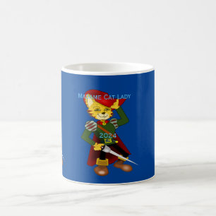 Madame Cat Lady 2024 for President Thunder_Cove Coffee Mug