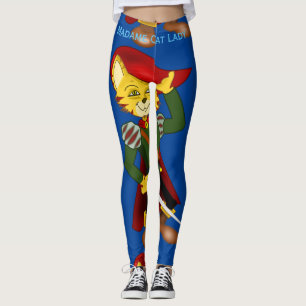 Madame Cat Lady 2024 for President Thunder_Cove Leggings
