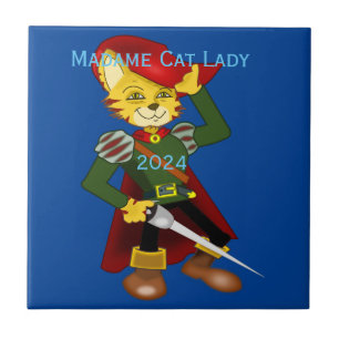 Madame Cat Lady 2024 for President Thunder_Cove Tile