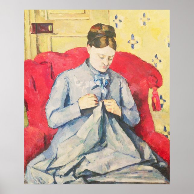 Madame Cezanne sewing Poster (Front)