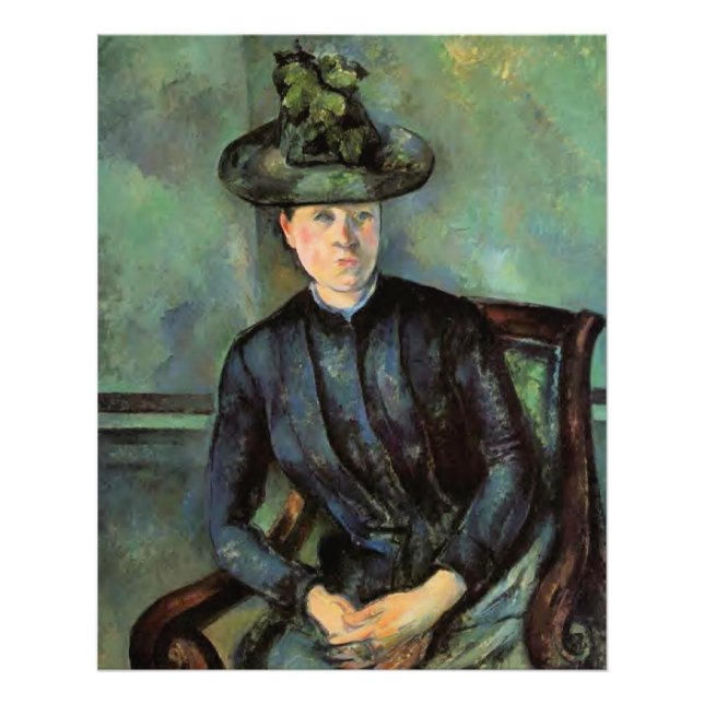 Madame Cezanne with Green Hat, Photo Print (Front)