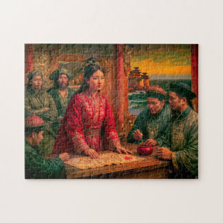 Madame Ching Pirate Queen Portrait Jigsaw Puzzle