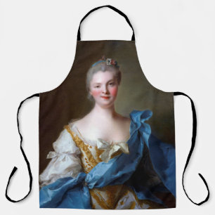 Madame de la Porte 1754 by Jean-Marc Nattier Apron