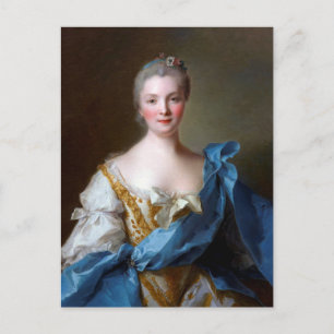Madame de la Porte 1754 by Jean-Marc Nattier Postcard