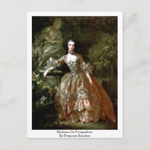 Madame De Pompadour By Francois Boucher Postcard