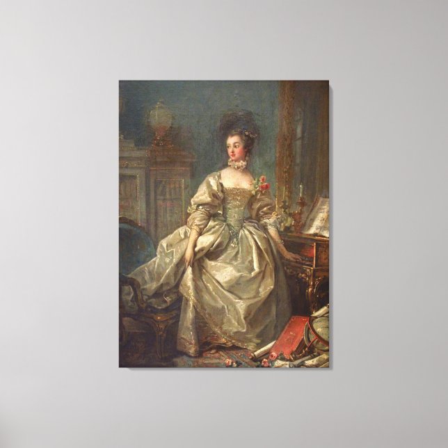 Madame de Pompadour Canvas Print (Front)