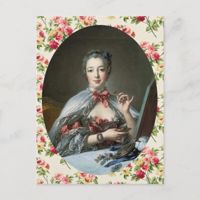 Madame de Pompadour Postcard (Front)