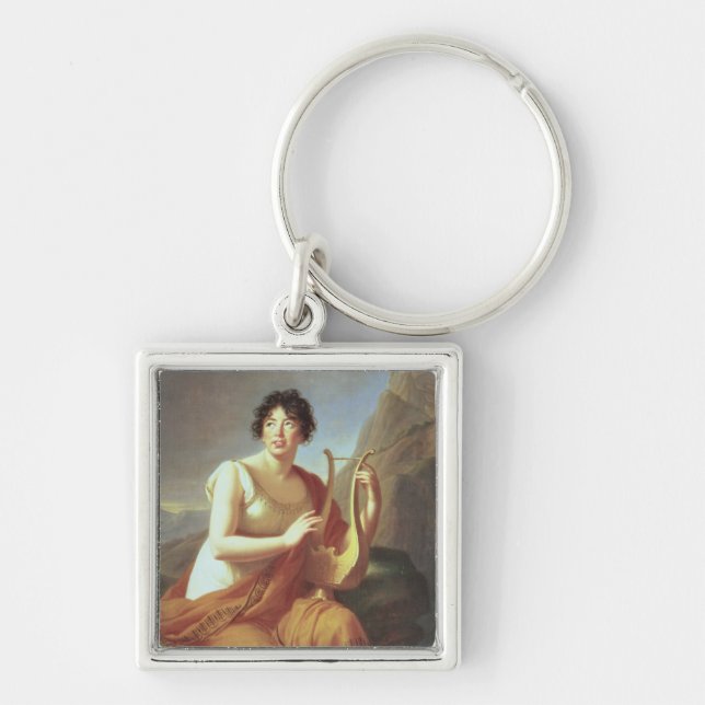 Madame de Stael as Corinne, 1809 Key Ring (Front)