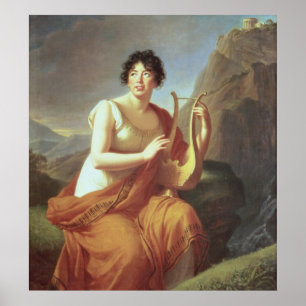 Madame de Stael as Corinne, 1809 Poster