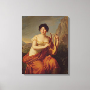 Madame de Stael as Corinne Canvas Print