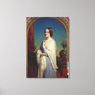 Madame Edouard Dubufe  1842 Canvas Print