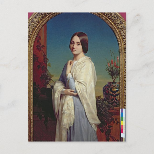 Madame Edouard Dubufe  1842 Postcard (Front)