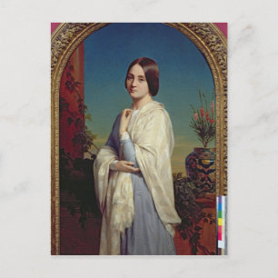 Madame Edouard Dubufe  1842 Postcard