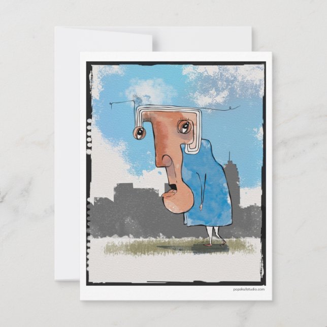 Madame Gronk's bad hair day...Card Card (Front)