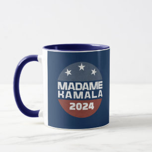 Madame Kamala Harris 2024 for President Patriotic Mug