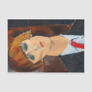 Madame Kisling, 1917 by Amedeo Modigliani Tissue Paper