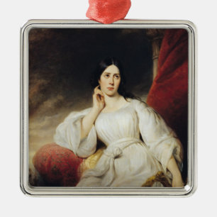 Madame Malibran  in the Role of Desdemona, 1830 Metal Tree Decoration