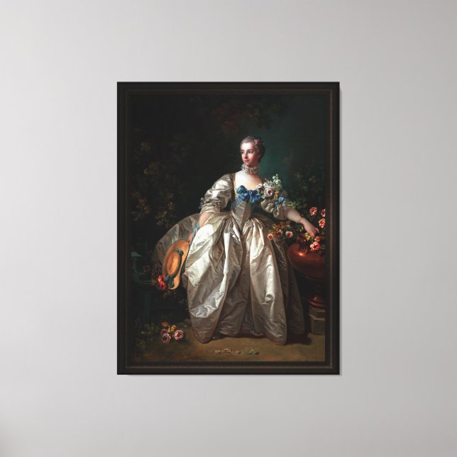 Madame Marguerite Bergeret Canvas Print (Front)