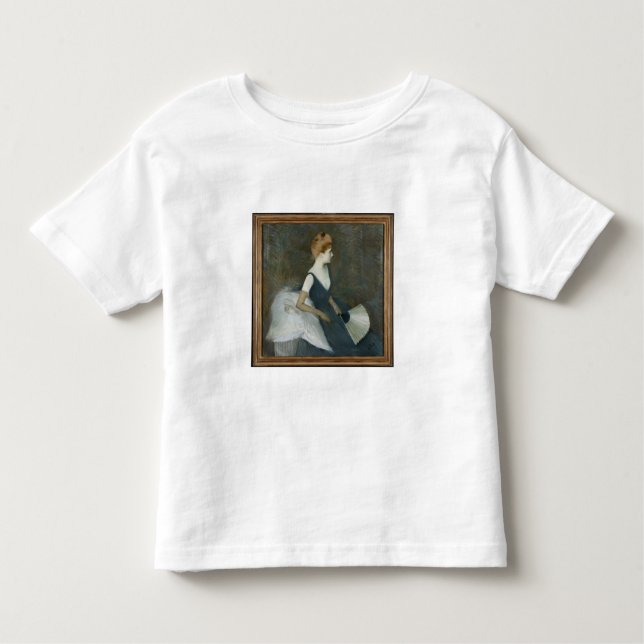 Madame Marthe Letellier Sitting on a Sofa Toddler T-Shirt (Front)