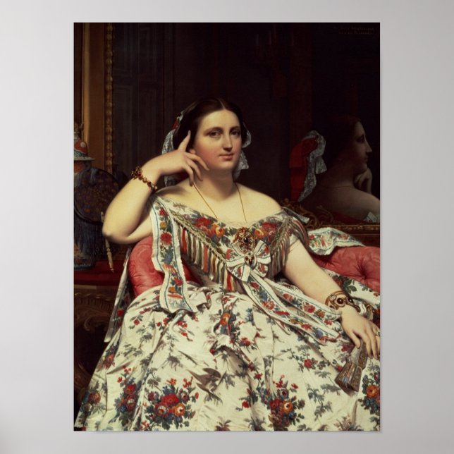 Madame Moitessier, 1856 Poster (Front)
