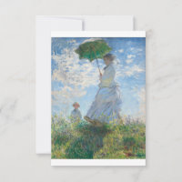 Madame Monet and Her Son by Claude Monet