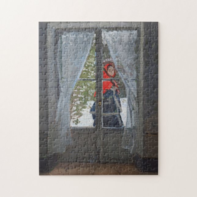 Madame Monet/Green Cape Monet Fine Art Jigsaw Puzzle (Vertical)