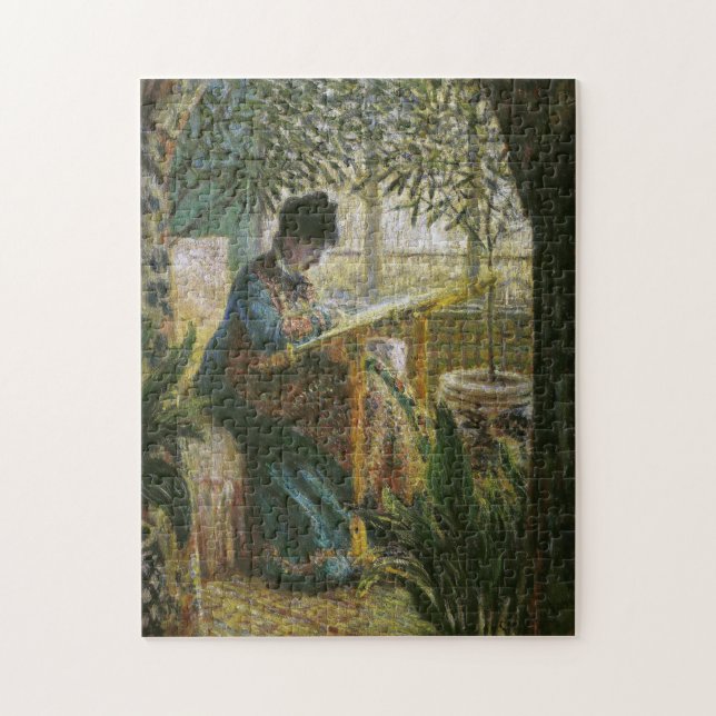 Madame Monet Monet Fine Art Jigsaw Puzzle (Vertical)