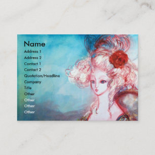 MADAME POMPADOUR ,Beauty,Salon,Spa ,Makeup Artist Business Card