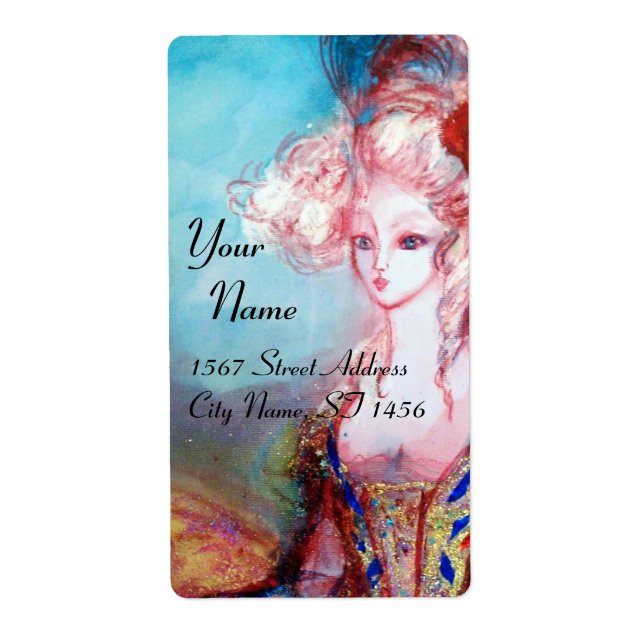 MADAME POMPADOUR ,bright pink blue (Front)