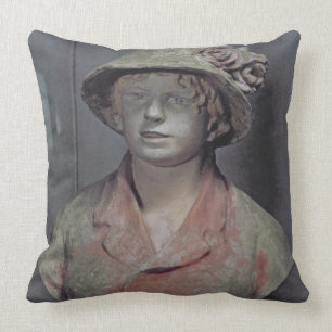 Madame Renoir, 1916 (polychrome plaster) Cushion