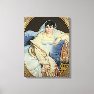 Madame Riviere nee Marie Francoise Jacquette Canvas Print
