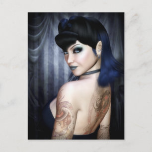 Madame Sophie Vampire Queen Postcard