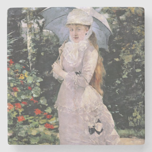 Madame Valtesse de la Bigne, 1889 Stone Coaster (Front)
