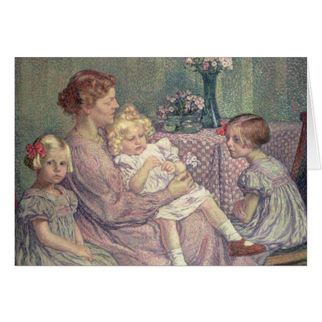 Madame van de Velde and her Children, 1903 (Front Horizontal)