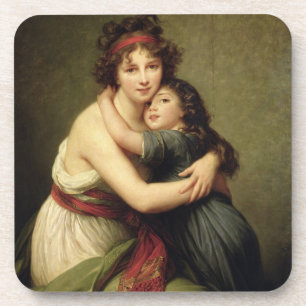 Madame Vigee-Lebrun and her Daughter Coaster