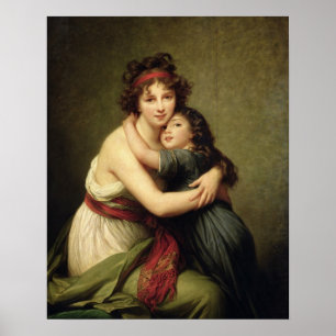Madame Vigee-Lebrun and her Daughter Poster