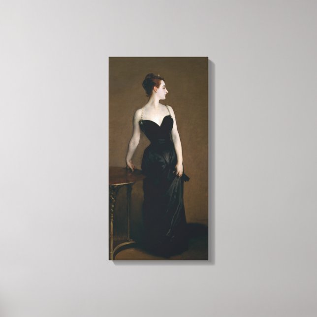 Madame X by John Singer Sargent Canvas Print (Front)