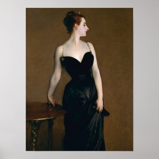 Madame X by John Singer Sargent Poster (Front)
