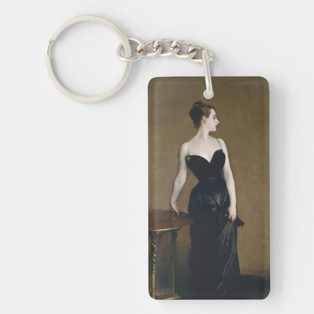 Madame X Portrait by John Singer Sargent Key Ring (Front)