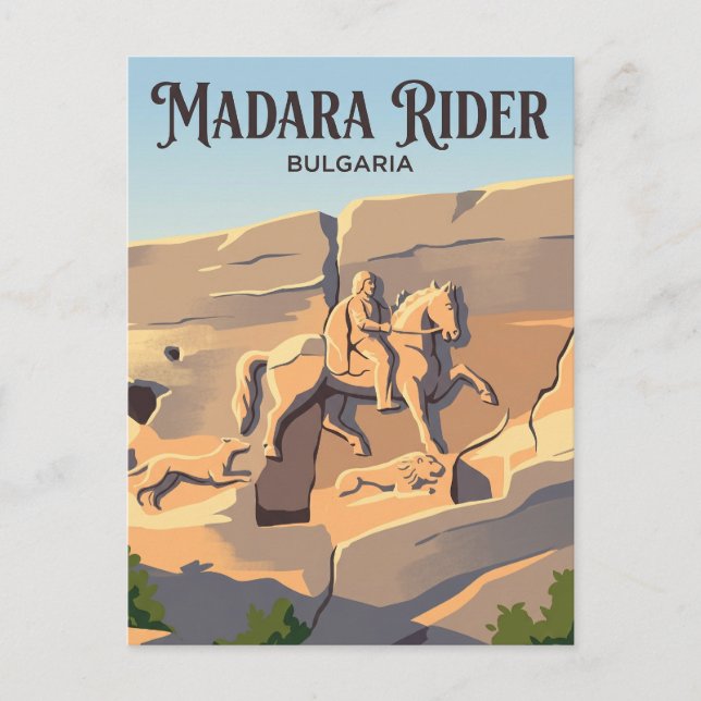 Madara Rider Bulgaria Postcard (Front)