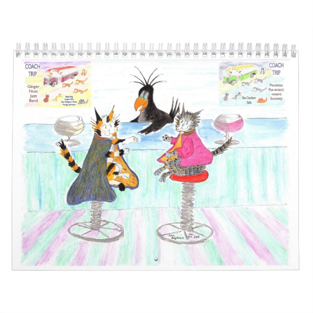 MadCatWoman & Cats Calendar (Cover)